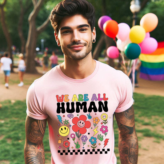 ALL HUMAN RETRO T-SHIRT 0020