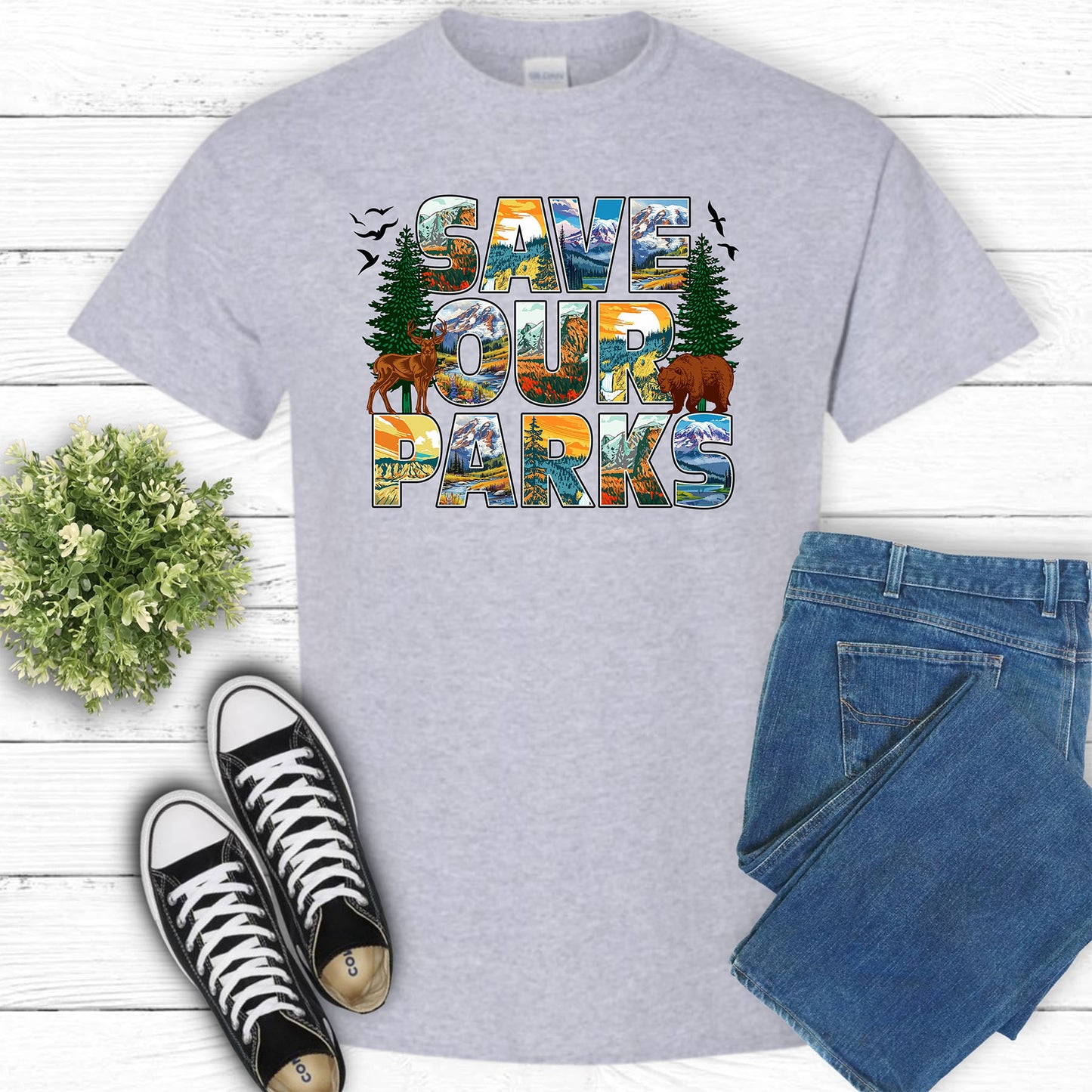 SAVE OUR PARKS T-SHIRT 1001