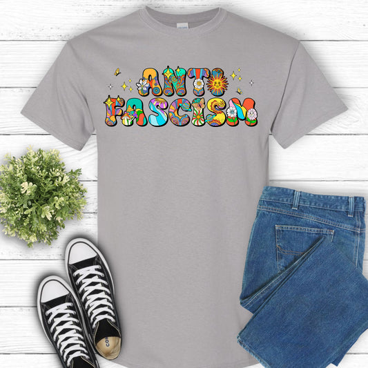 ANTI FASCISM RETRO T-SHIRT 2003