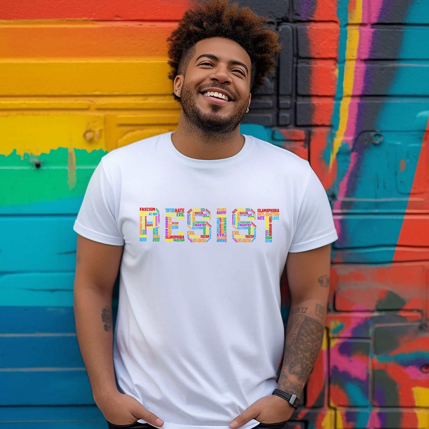 RESIST COLORFUL T-SHIRT 2004