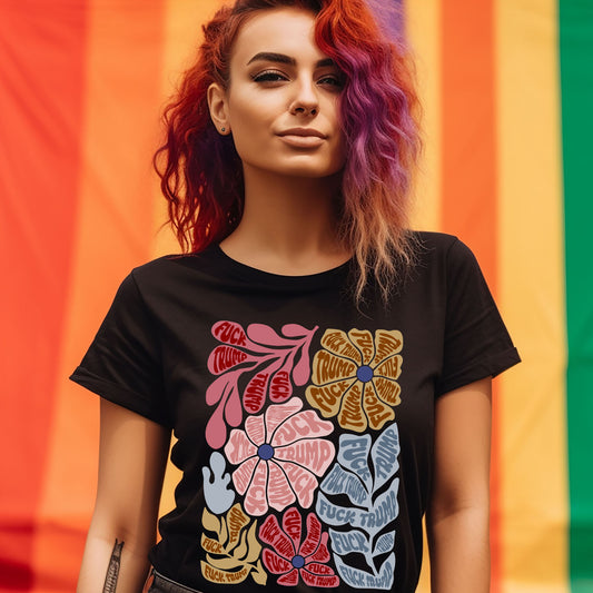 FK TRUMP FLORAL T-SHIRT 2008