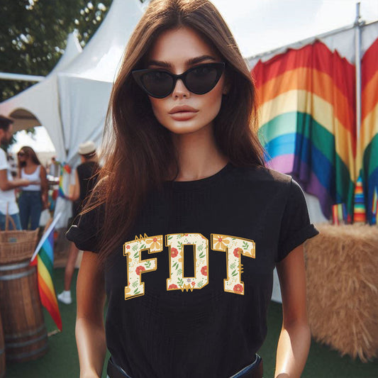 STITCHED FAUX FDT T-SHIRT 2016