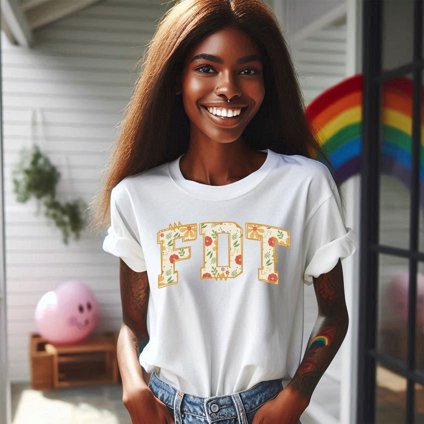 STITCHED FAUX FDT T-SHIRT 2016