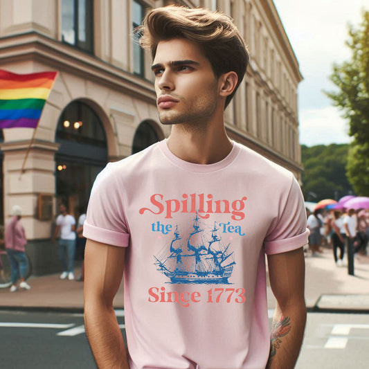 SPILLING THE TEA T-SHIRT 3002