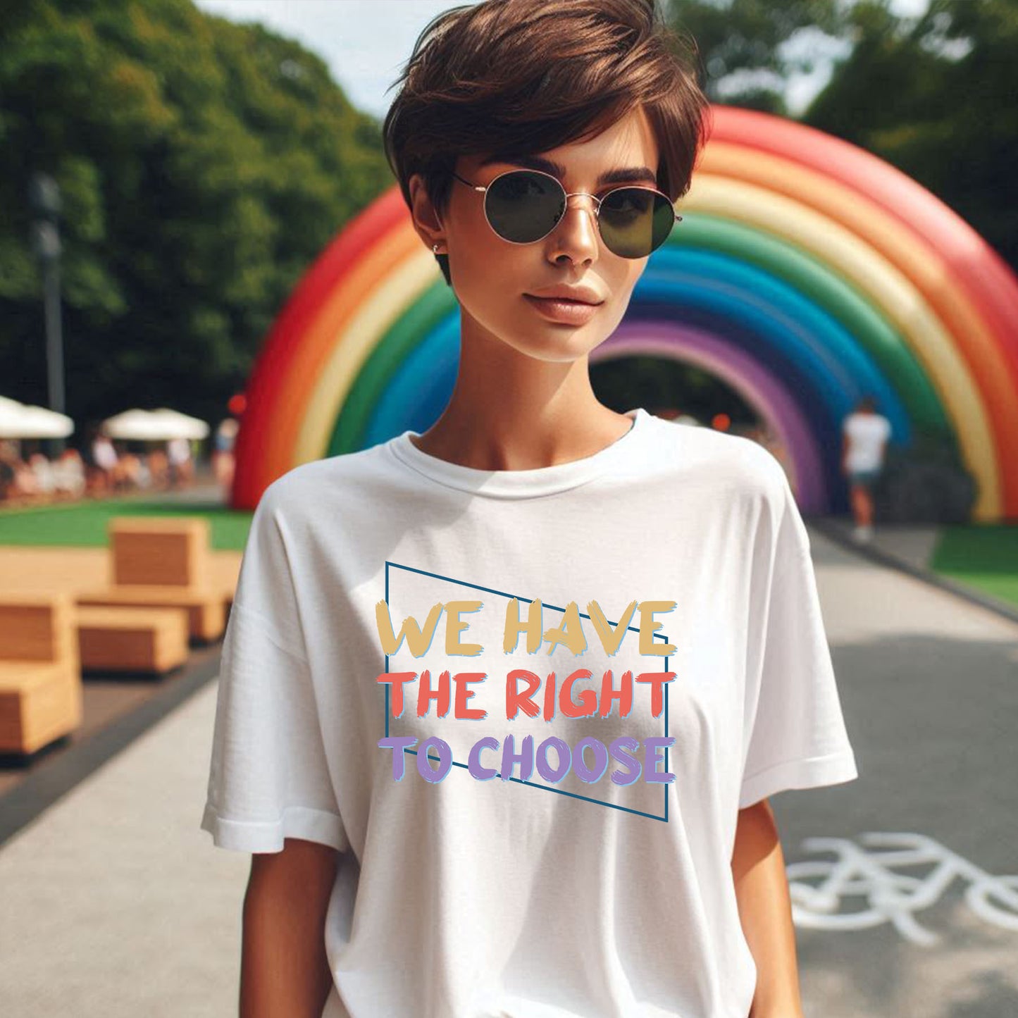 WE HAVE THE RIGHT T-SHIRT 8001