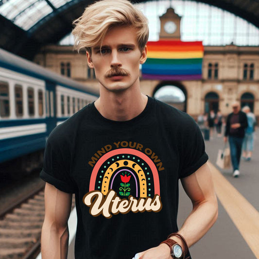 MIND YOUR OWN UTERUS T-SHIRT 8003