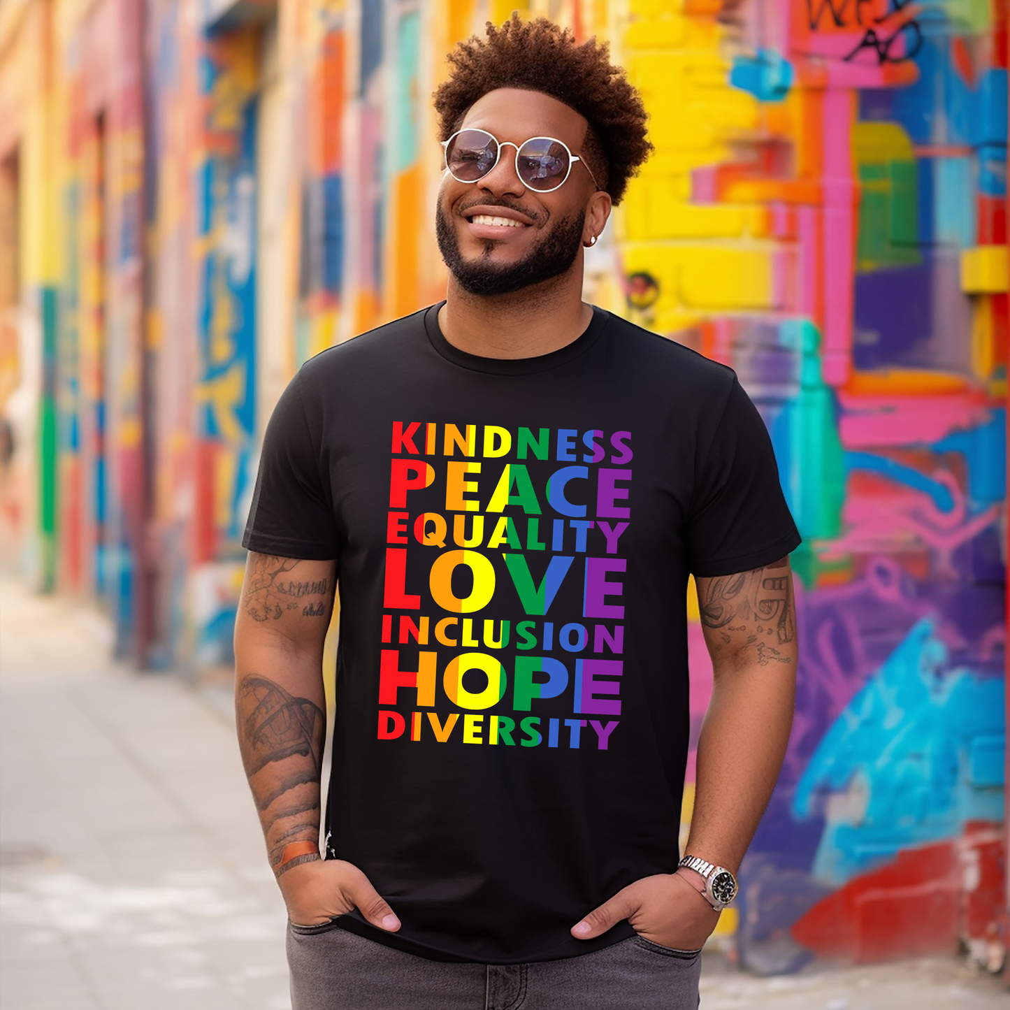 KINDNESS RAINBOW T-SHIRT 0008