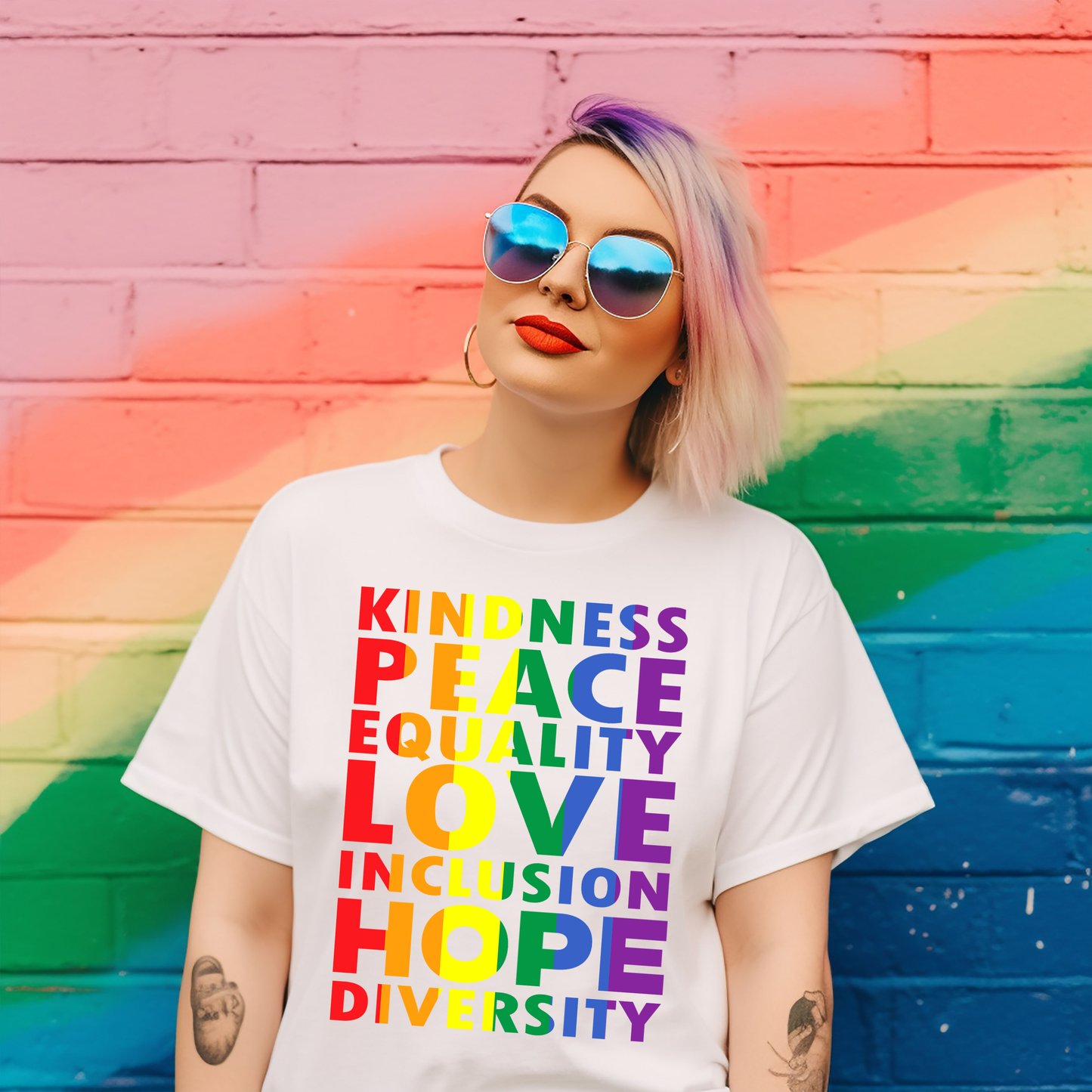KINDNESS RAINBOW T-SHIRT 0008