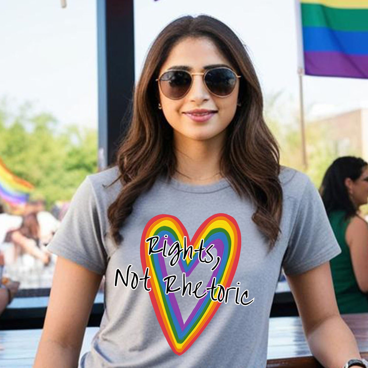 RIGHTS NOT RHETORIC T-SHIRT 0015