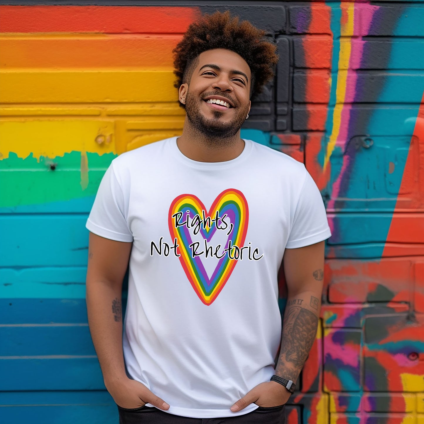 RIGHTS NOT RHETORIC T-SHIRT 0015