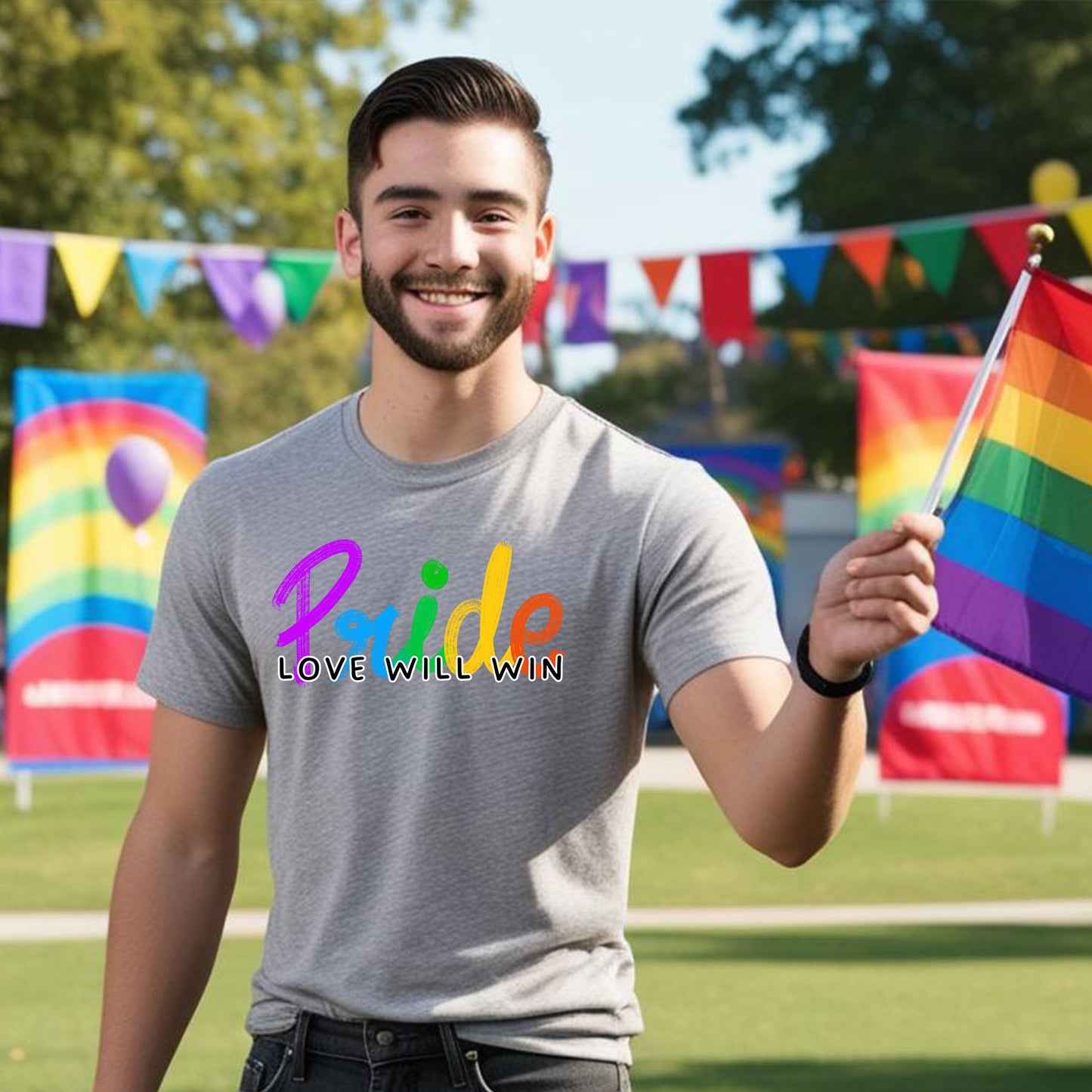 LOVE WILL WIN T-SHIRT 0016