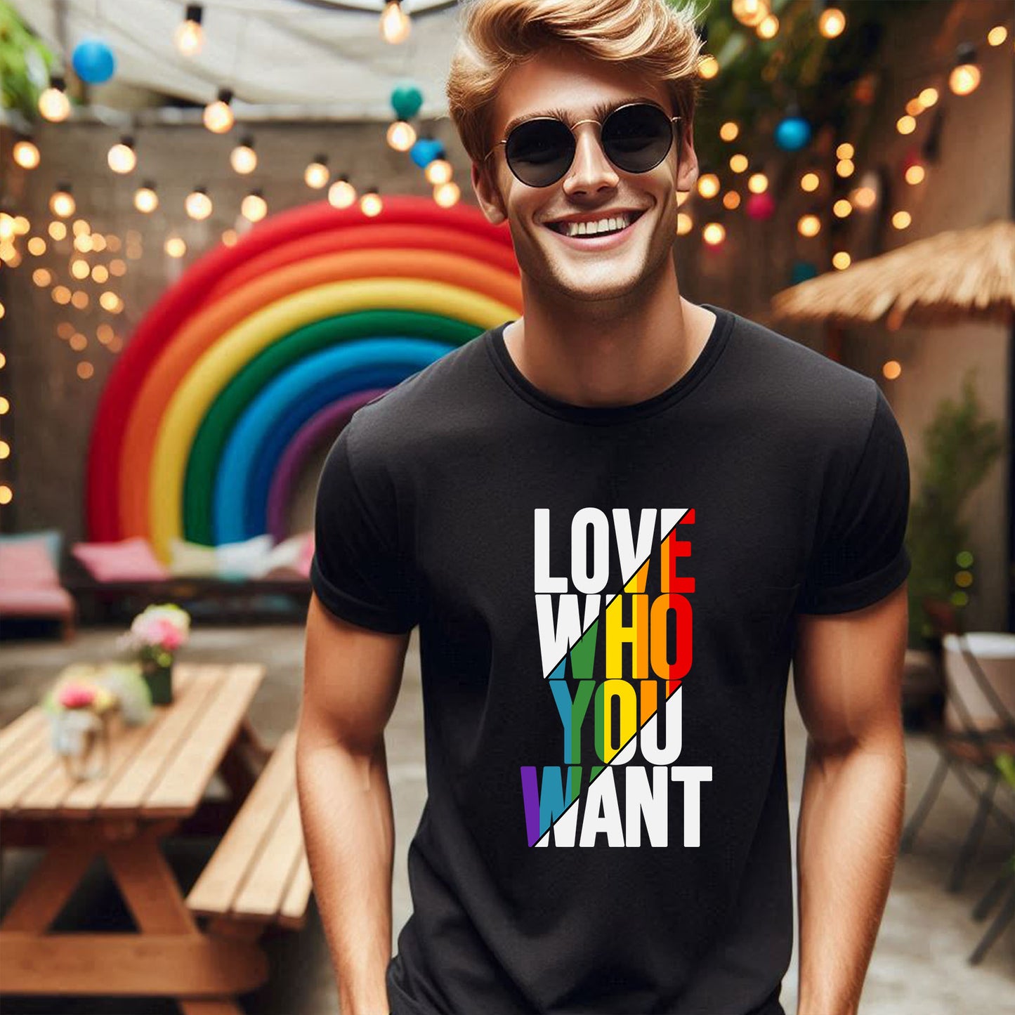 LOVE WHO YOU WANT T-SHIRT 0018