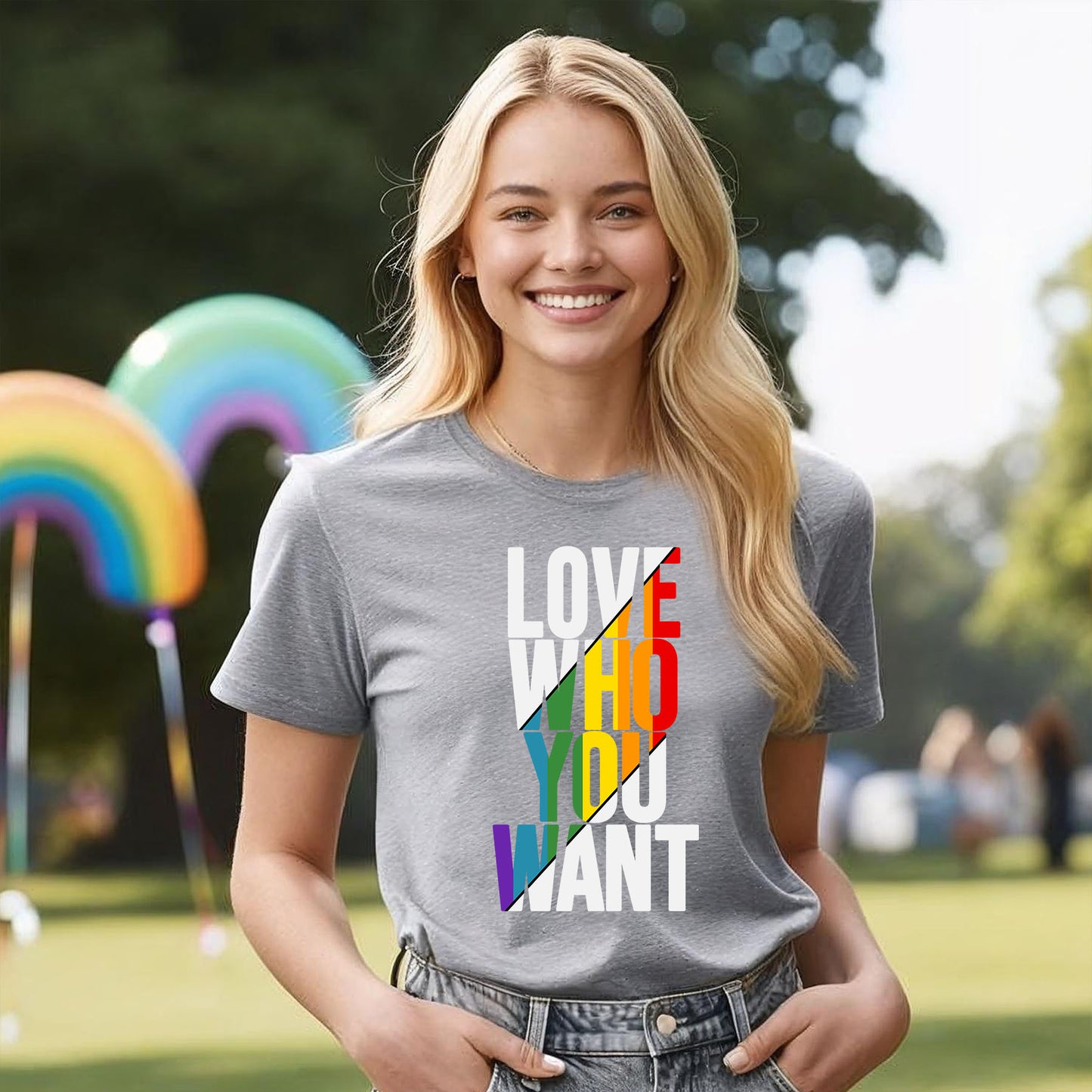 LOVE WHO YOU WANT T-SHIRT 0018