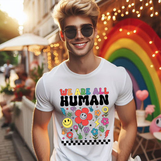 ALL HUMAN RETRO T-SHIRT 0020