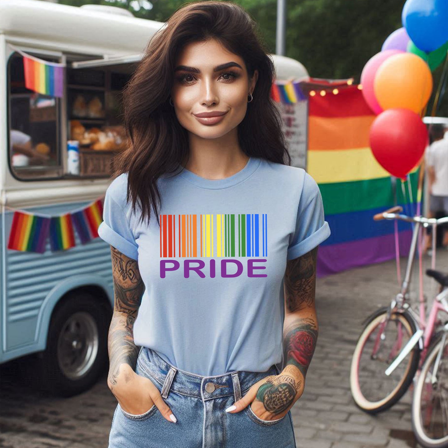PRIDE BARCODE T-SHIRT 0022