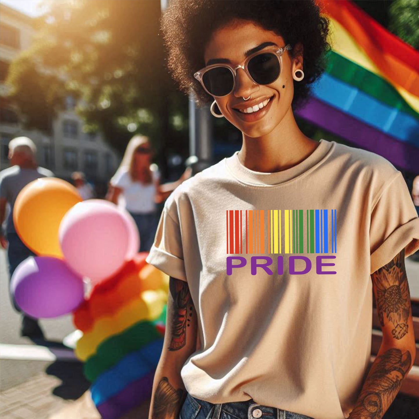 PRIDE BARCODE T-SHIRT 0022