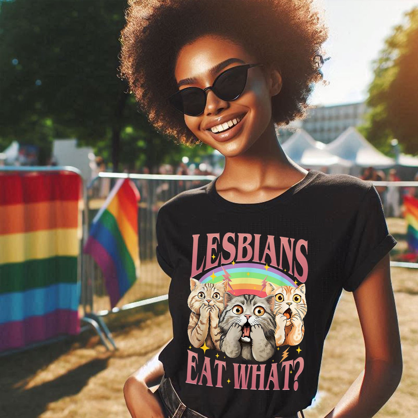 LESBIANS EAT WHAT T-SHIRT 0025