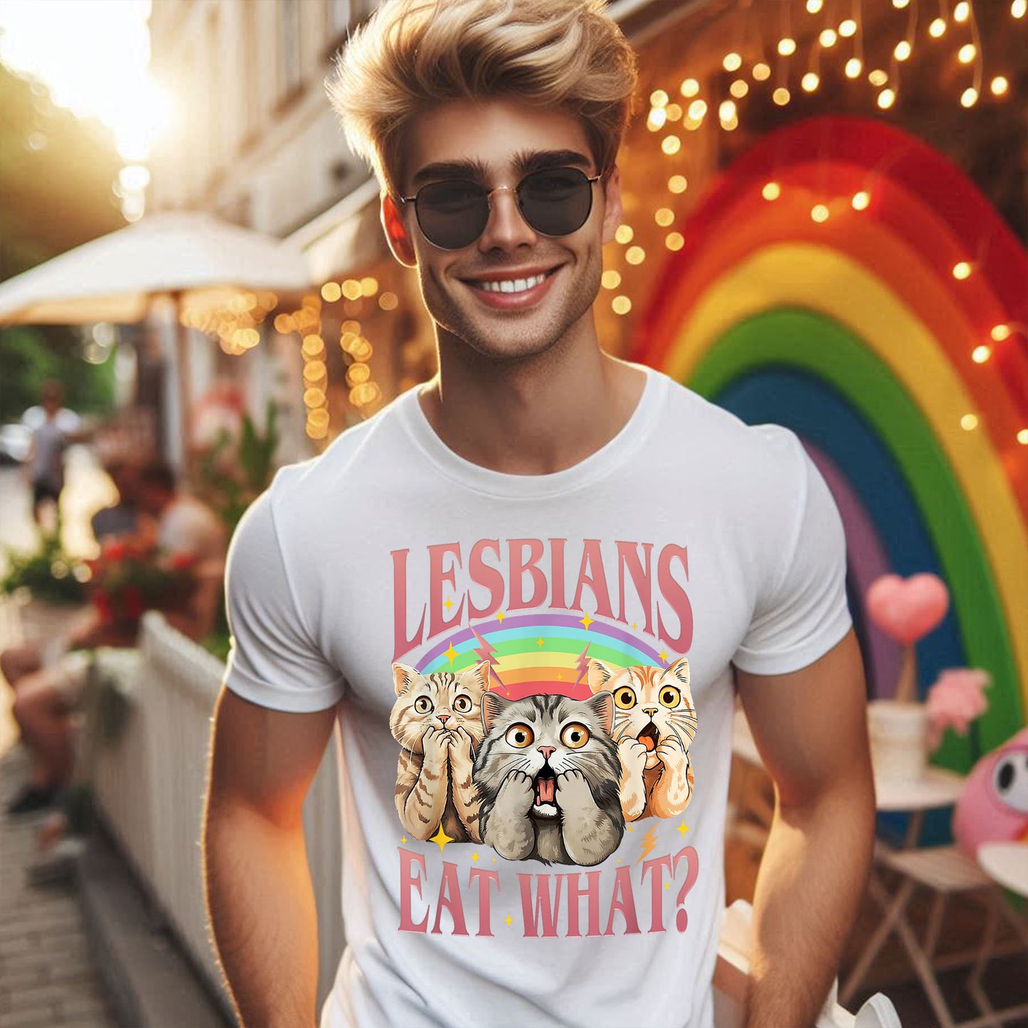 LESBIANS EAT WHAT T-SHIRT 0025