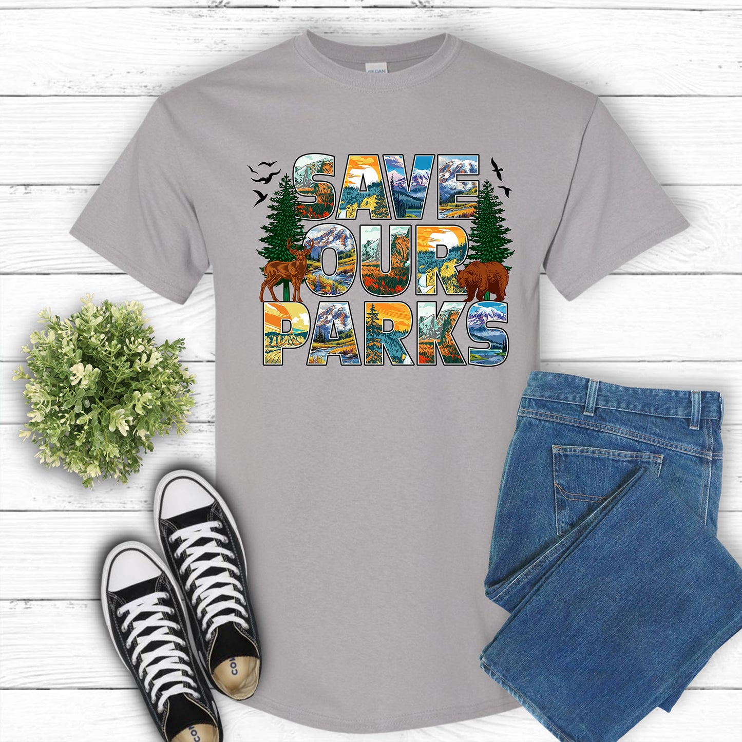 SAVE OUR PARKS T-SHIRT 1001