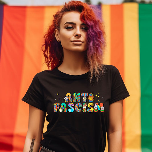 ANTI FASCISM RETRO T-SHIRT 2003