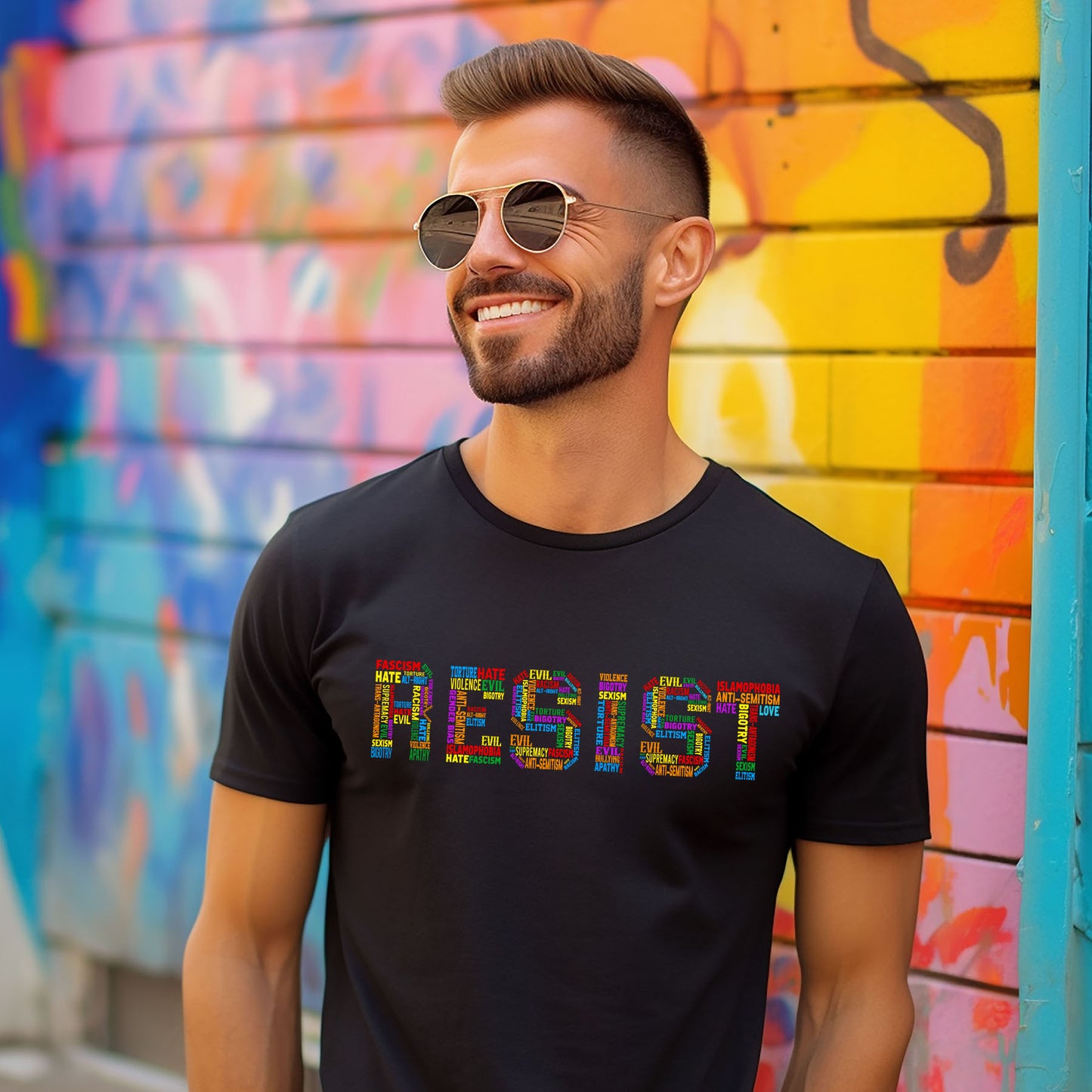 RESIST COLORFUL T-SHIRT 2004