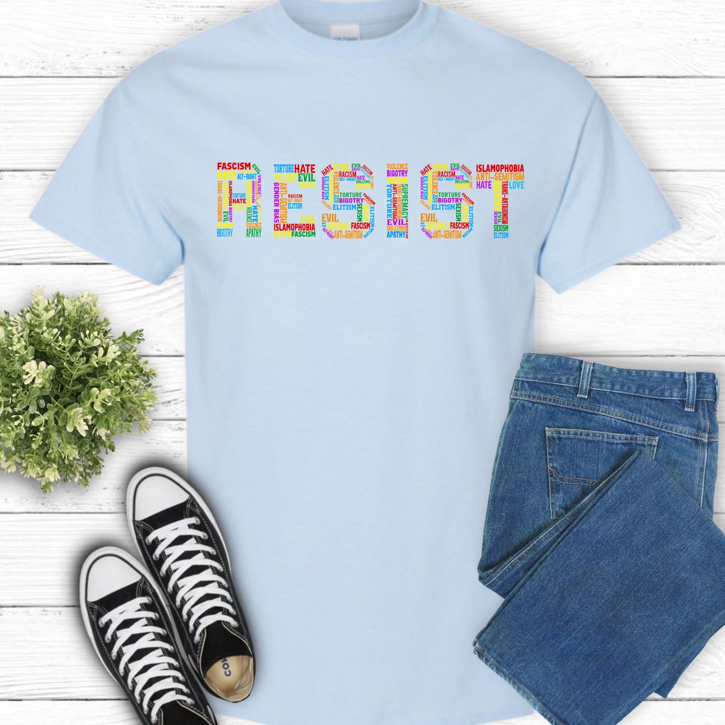 RESIST COLORFUL T-SHIRT 2004
