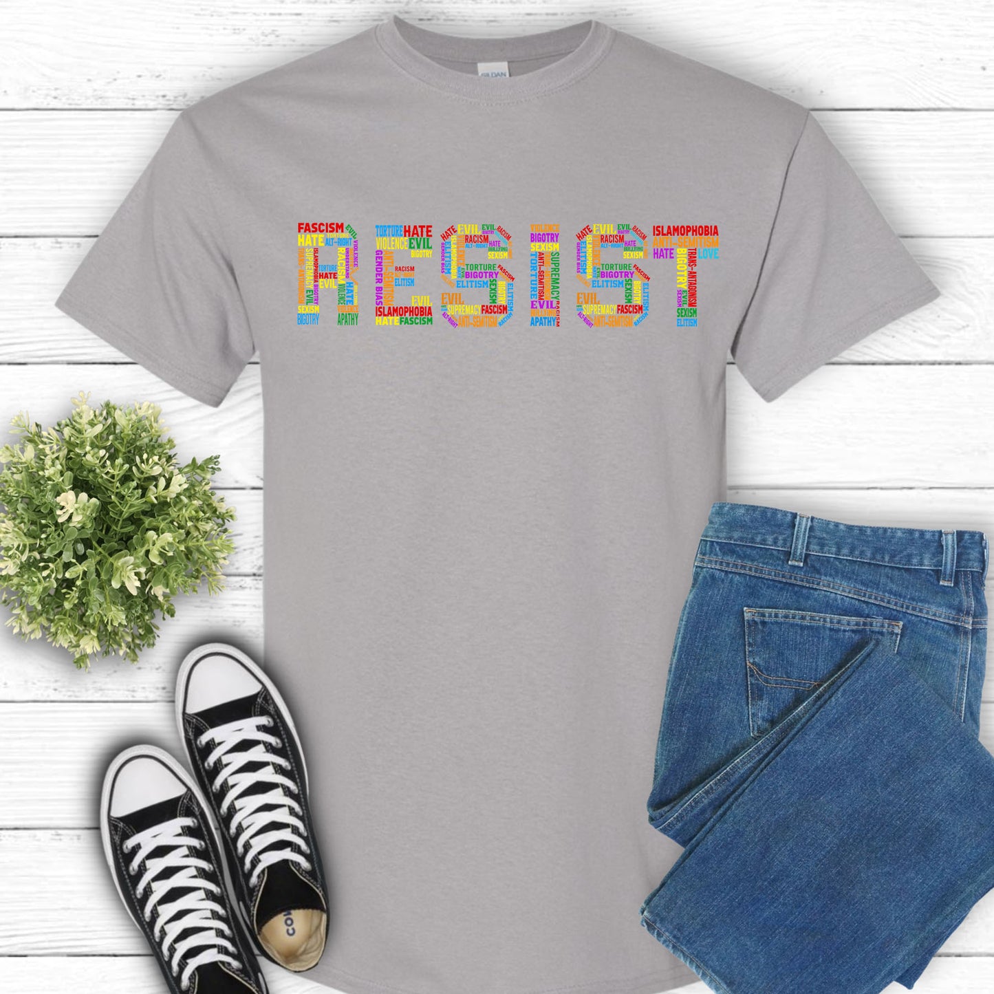 RESIST COLORFUL T-SHIRT 2004