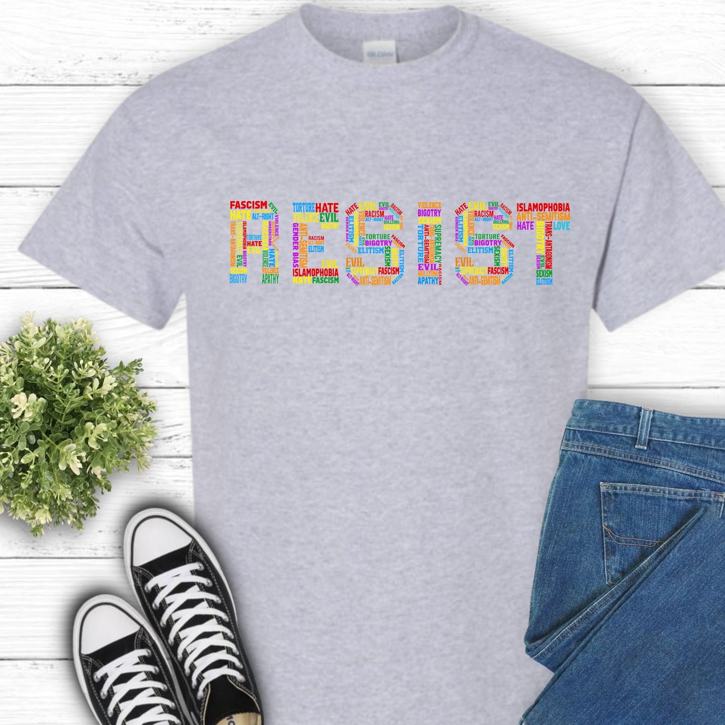 RESIST COLORFUL T-SHIRT 2004