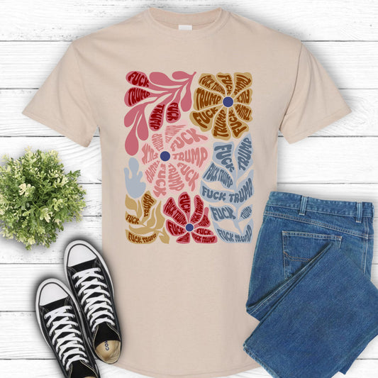 FK TRUMP FLORAL T-SHIRT 2008