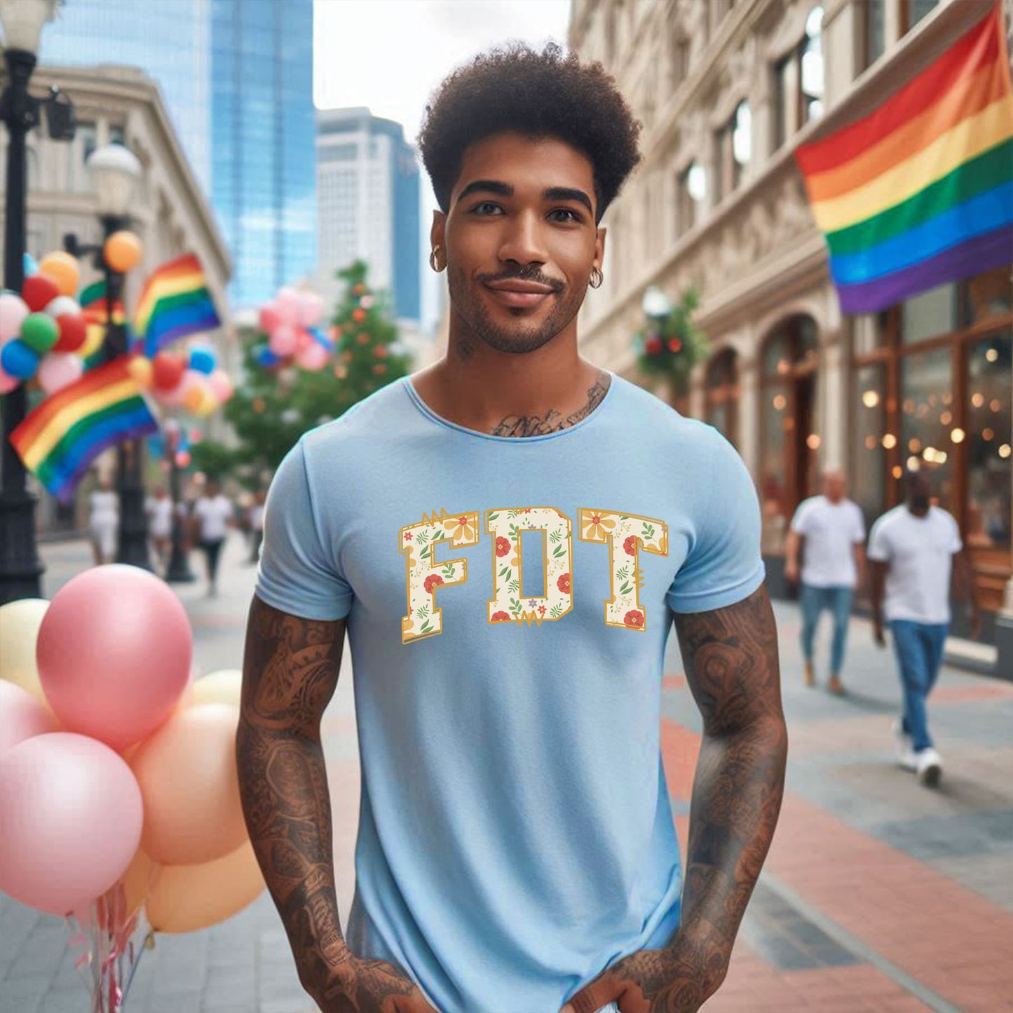 STITCHED FAUX FDT T-SHIRT 2016