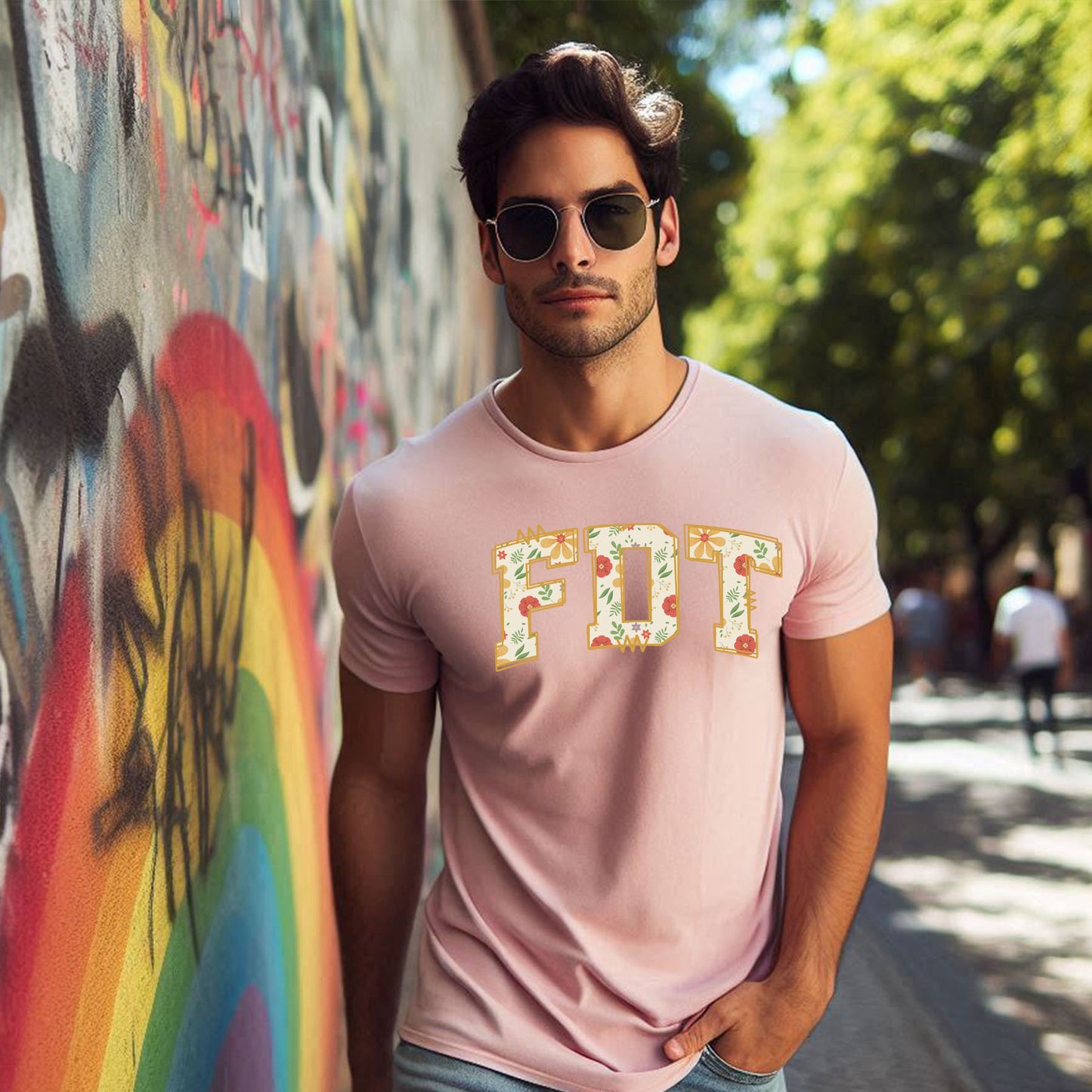 STITCHED FAUX FDT T-SHIRT 2016