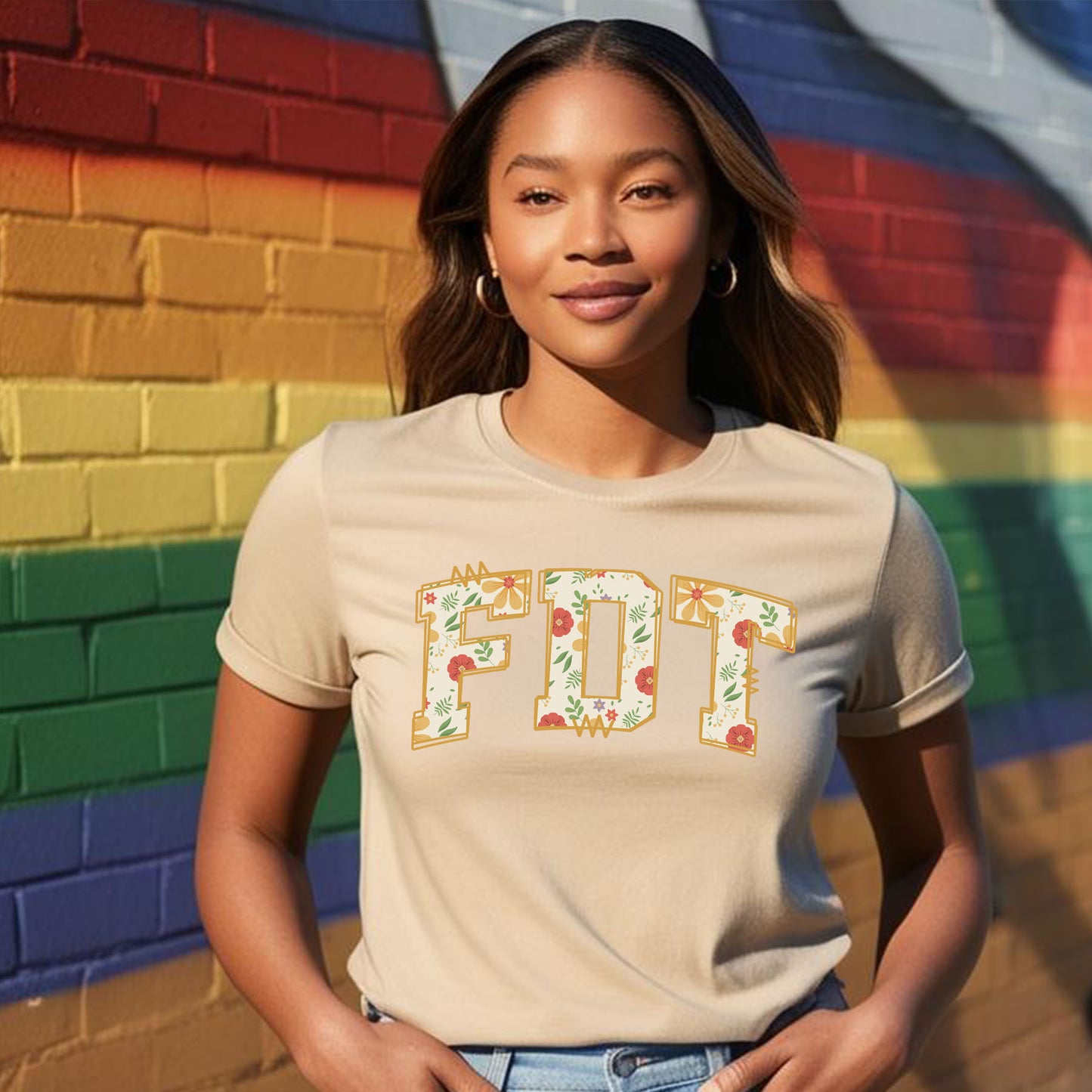 STITCHED FAUX FDT T-SHIRT 2016