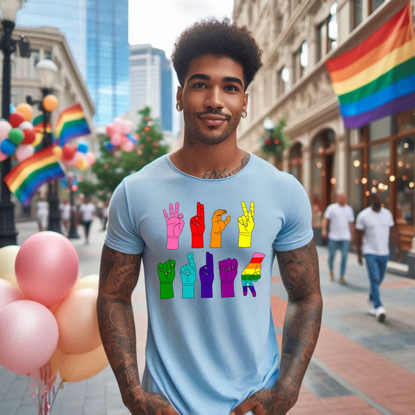 RAINBOW FTRUMP SIGNED T-SHIRT 2025