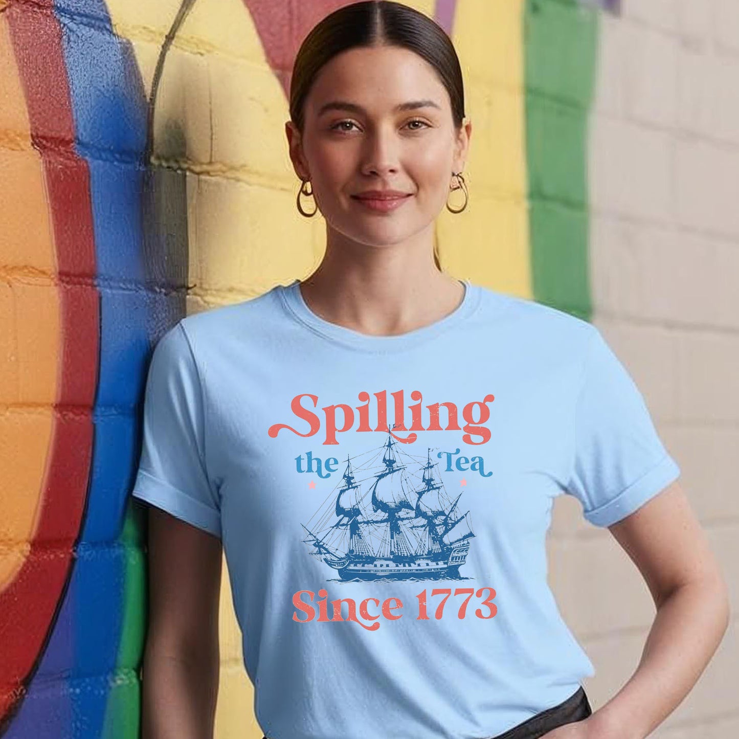 SPILLING THE TEA T-SHIRT 3002