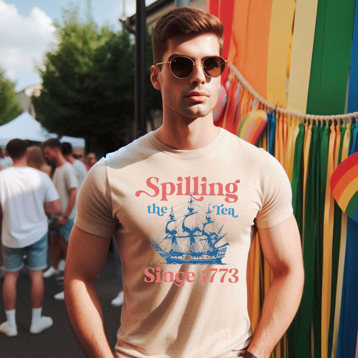 SPILLING THE TEA T-SHIRT 3002