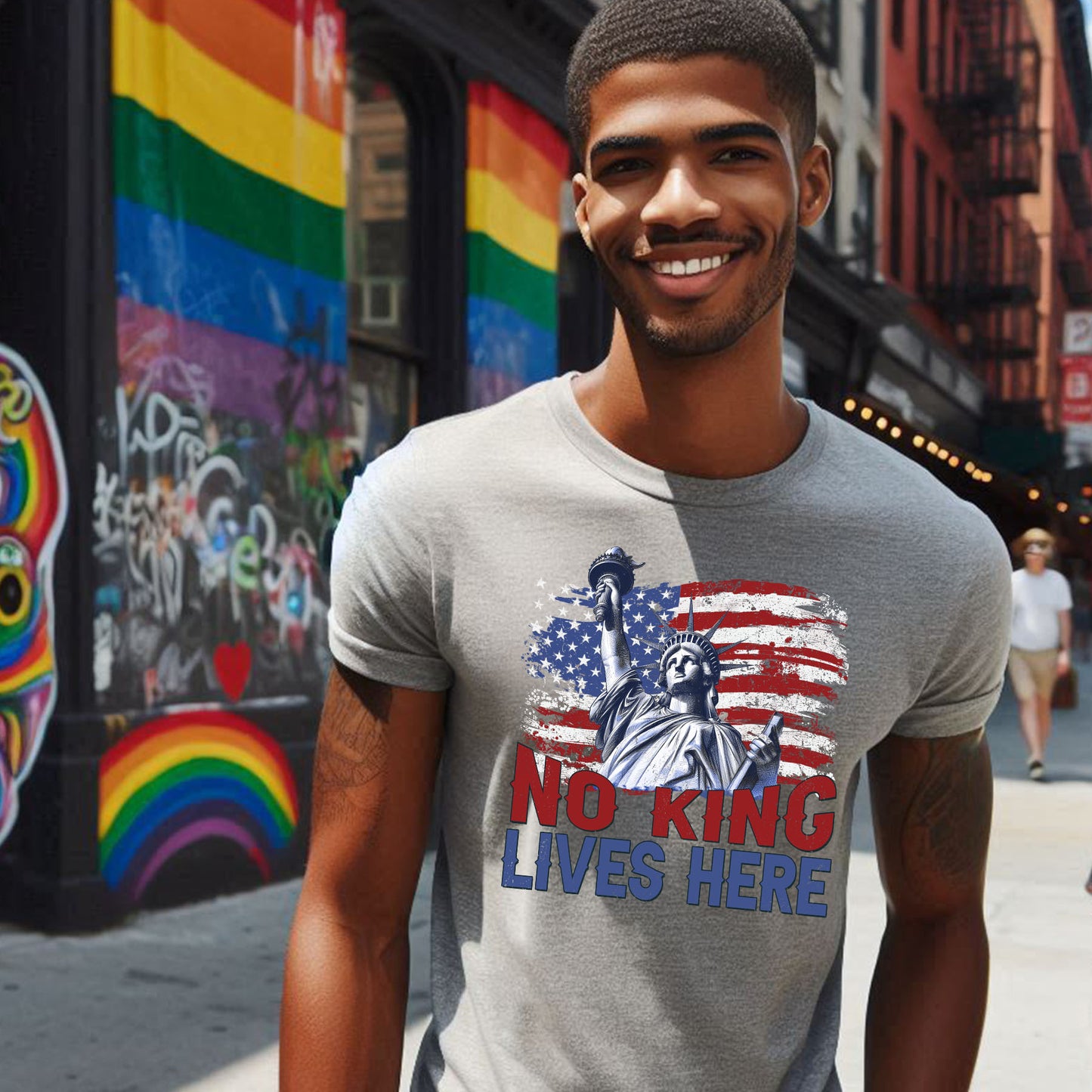 NO KING LIVES HERE T-SHIRT 3006