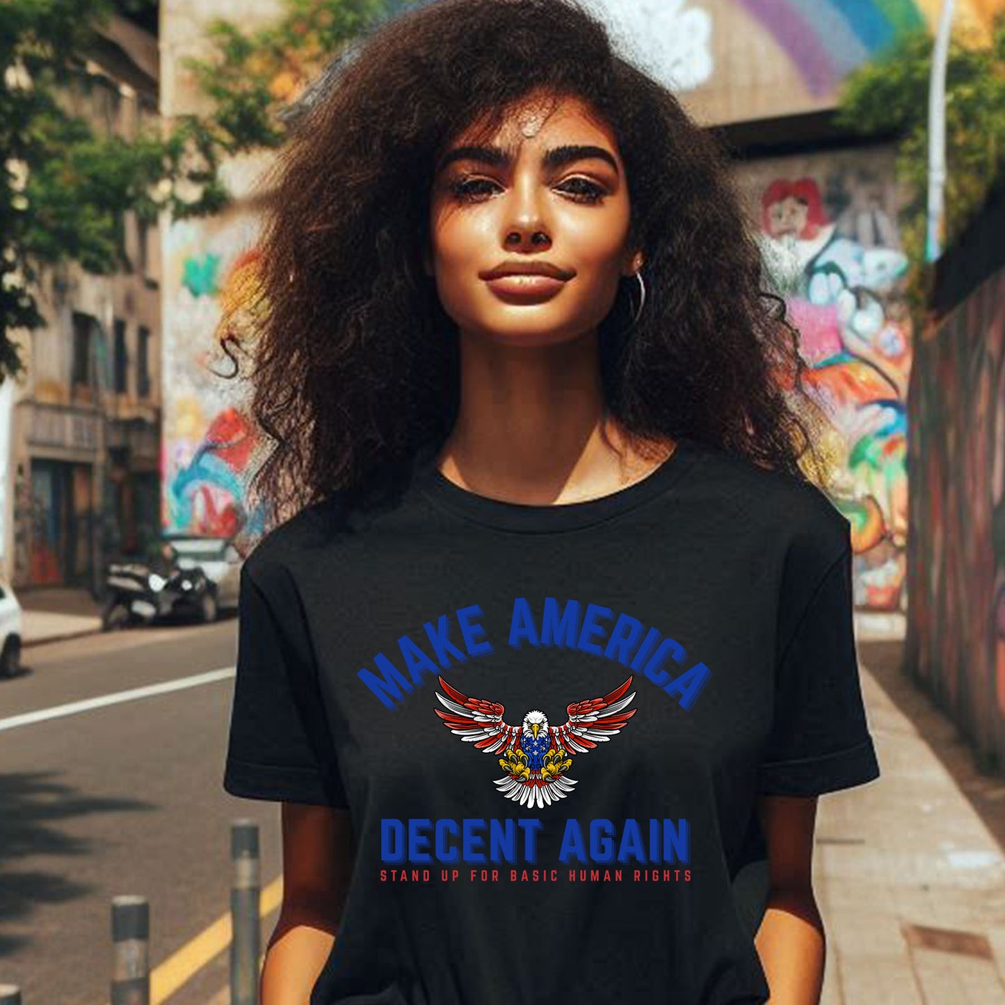 MAKE AMERICA DECENTT-SHIRT 3010