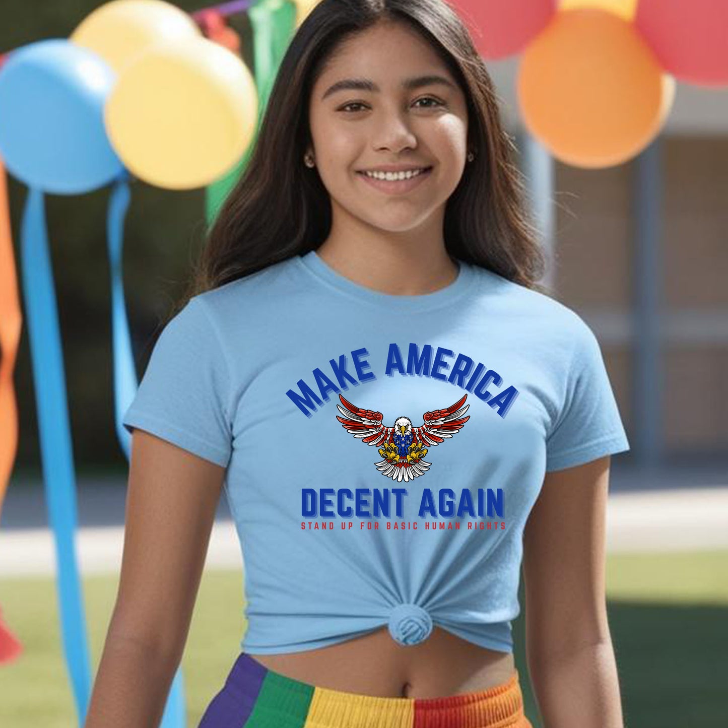 MAKE AMERICA DECENTT-SHIRT 3010