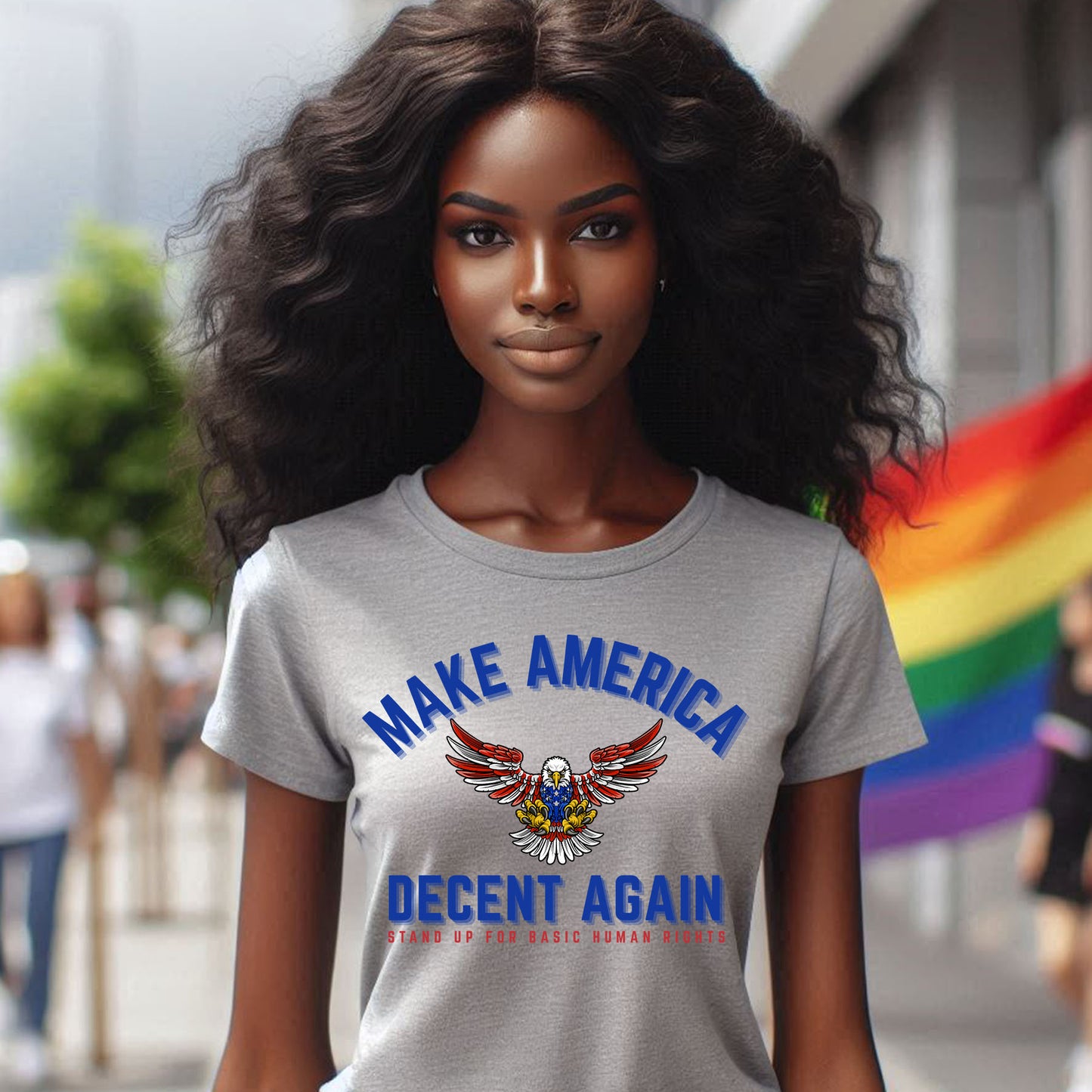 MAKE AMERICA DECENTT-SHIRT 3010