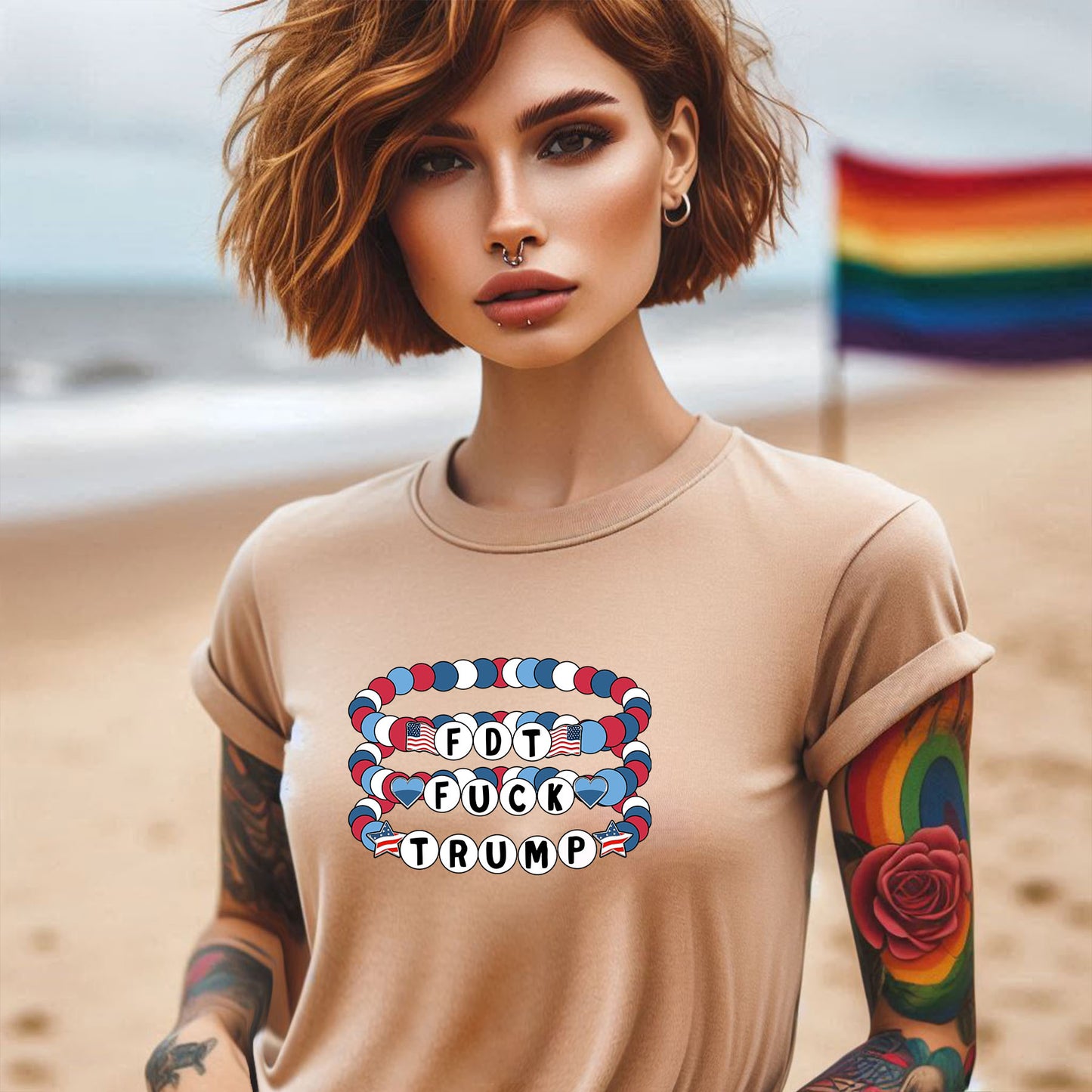 PATRIOTIC BRACLET FDT T-SHIRT 3013