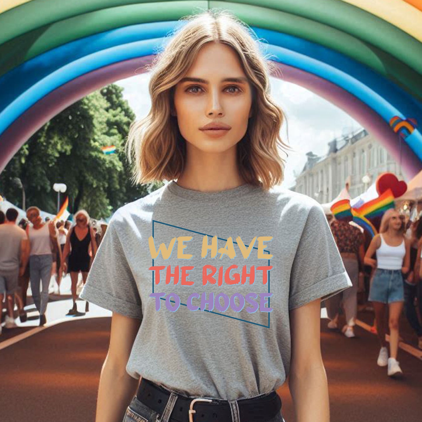 WE HAVE THE RIGHT T-SHIRT 8001