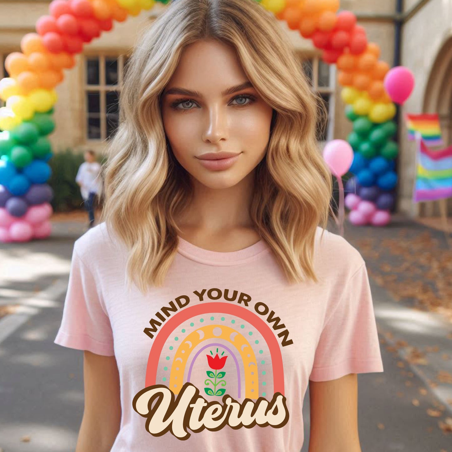 MIND YOUR OWN UTERUS T-SHIRT 8003